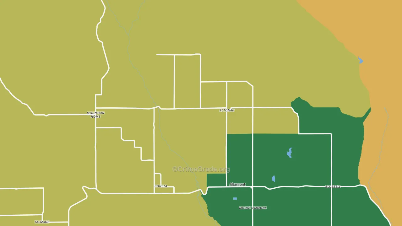 84002, UT Map of Theft Rates