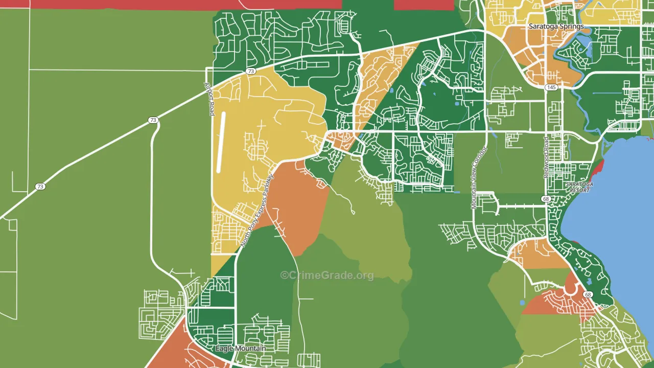 84005, UT Map of Theft Rates
