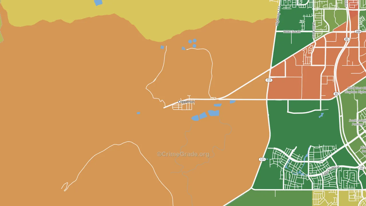 84006, UT Map of Theft Rates