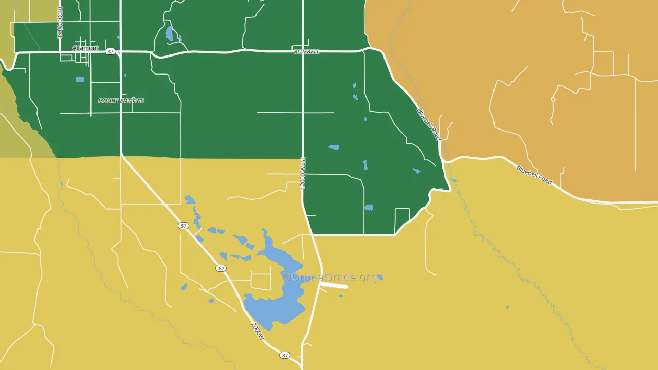 84007, UT Map of Theft Rates