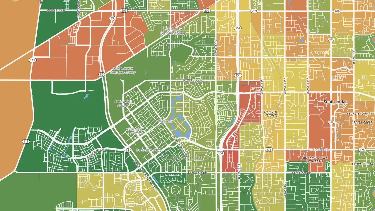 84009, UT Map of Theft Rates
