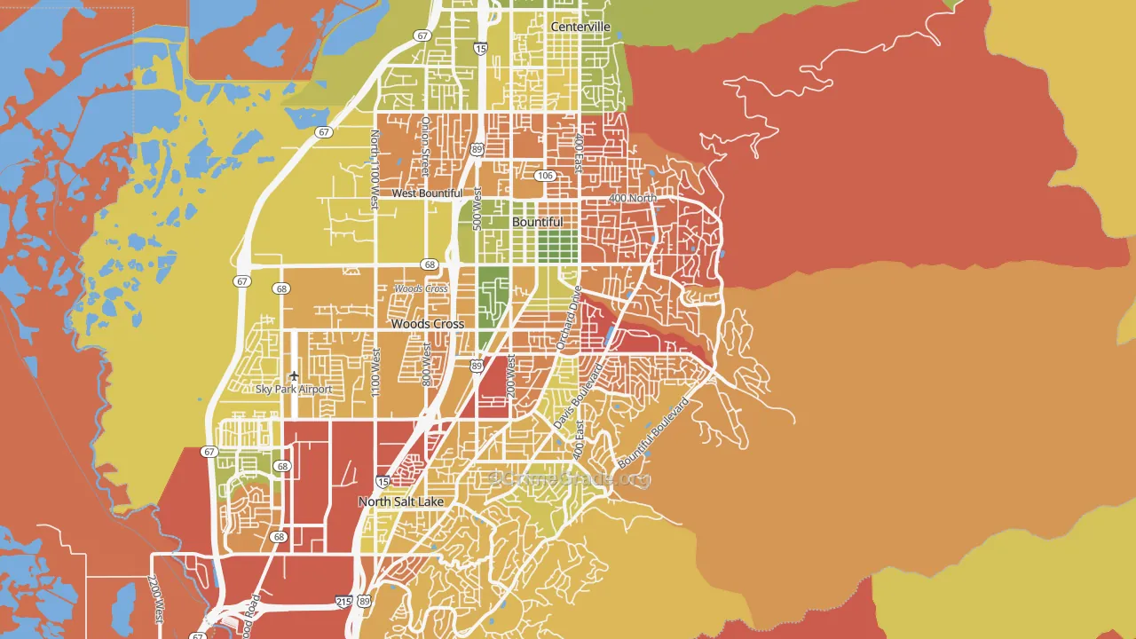 84010, UT Map of Theft Rates