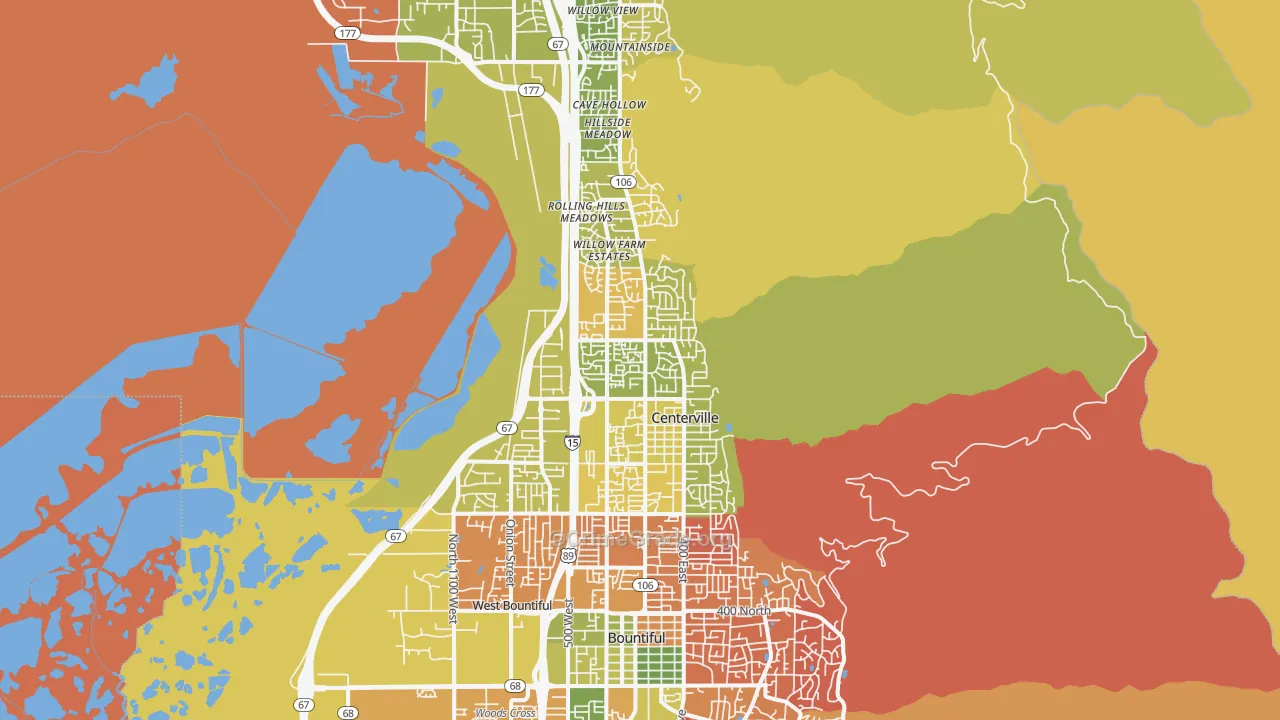 84014, UT Map of Theft Rates