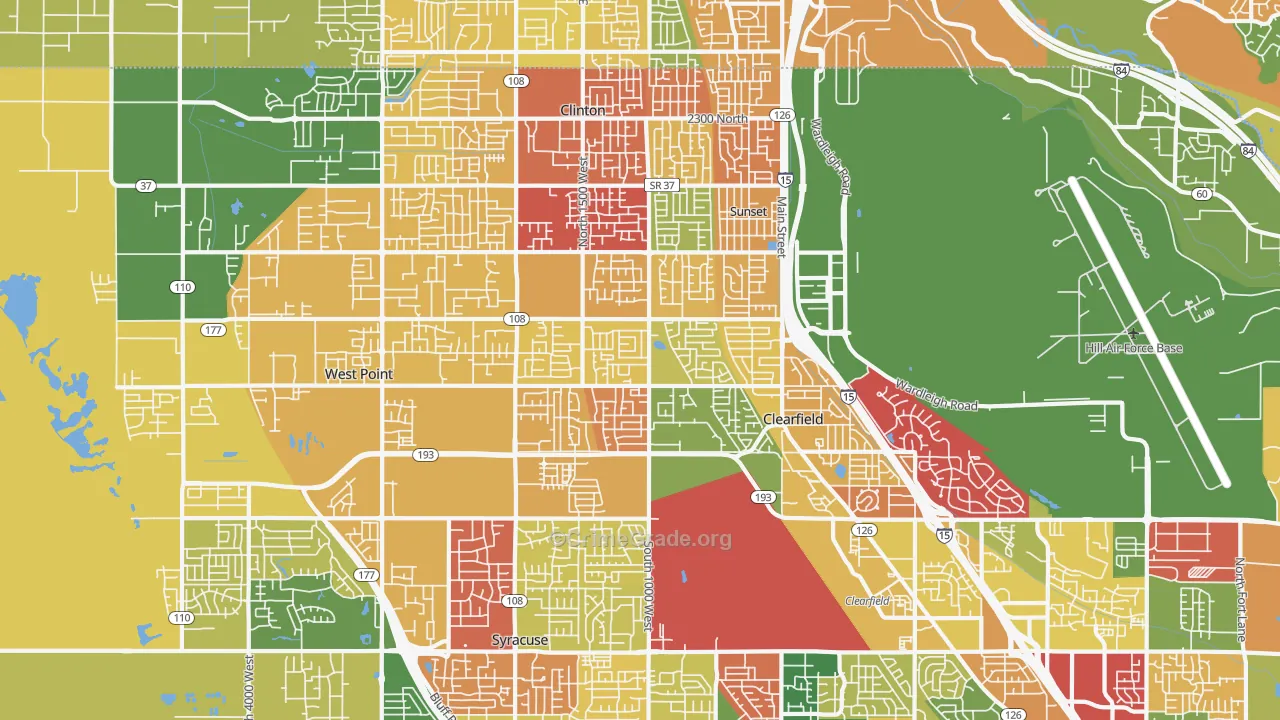 84015, UT Map of Theft Rates