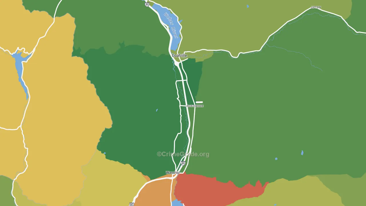 84017, UT Map of Theft Rates