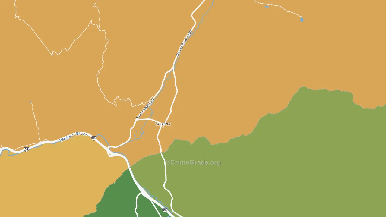 84018, UT Map of Theft Rates