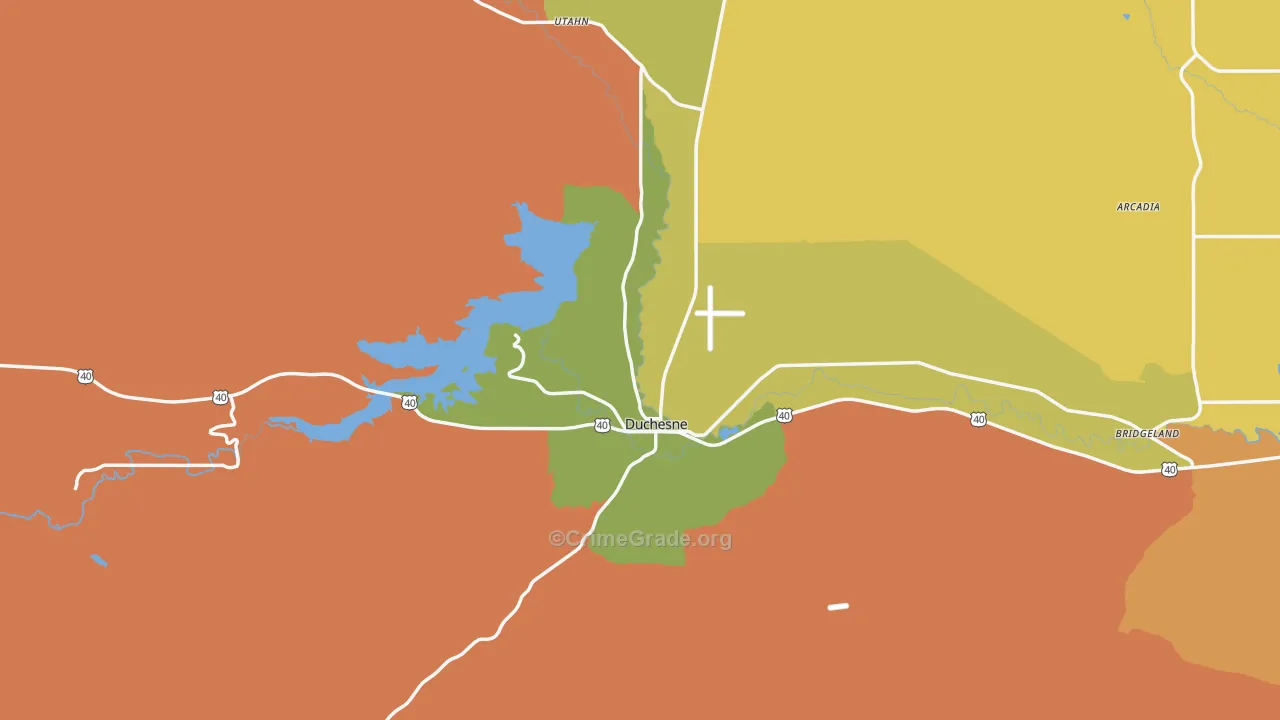 84021, UT Map of Theft Rates