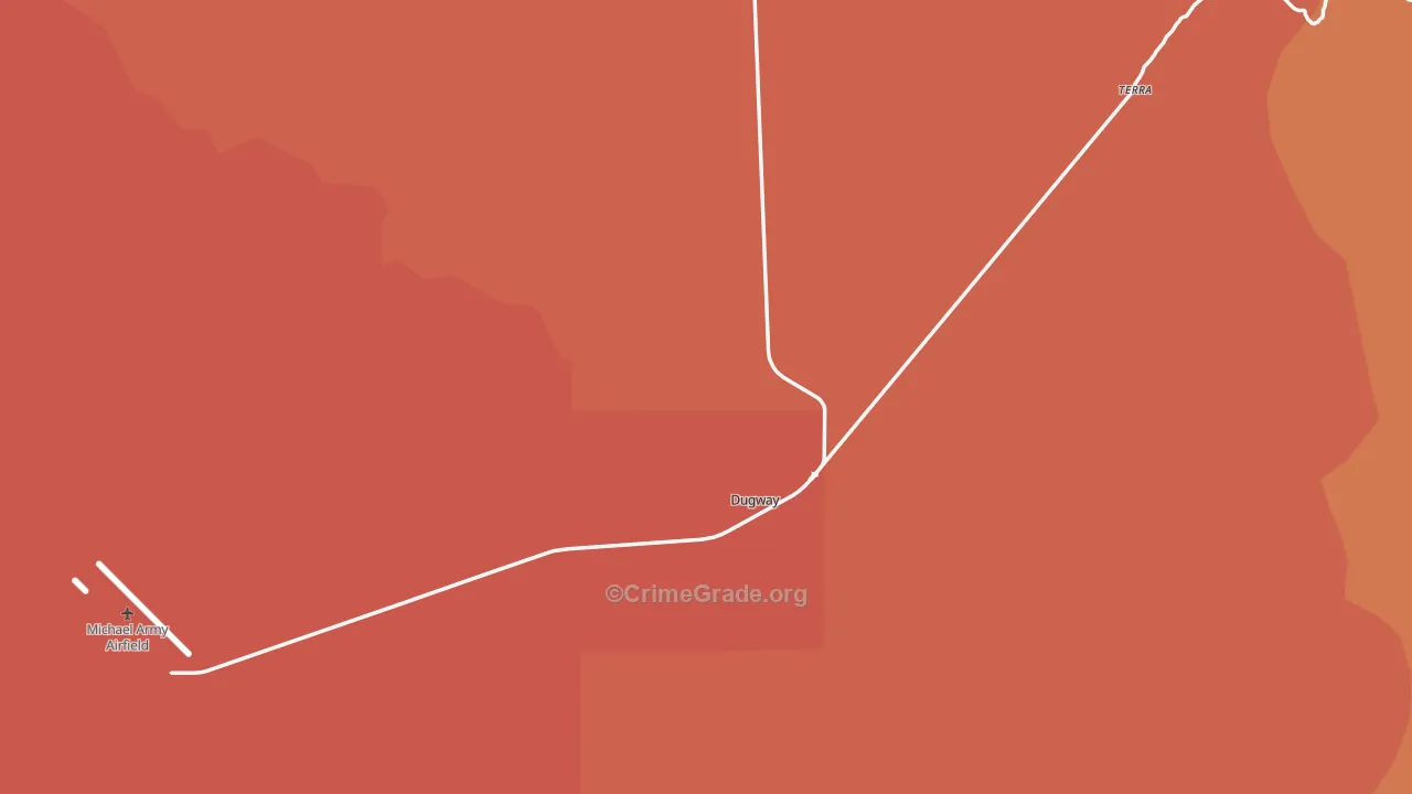 84022, UT Map of Theft Rates