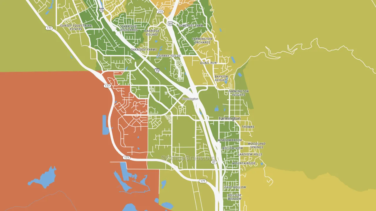 84025, UT Map of Theft Rates