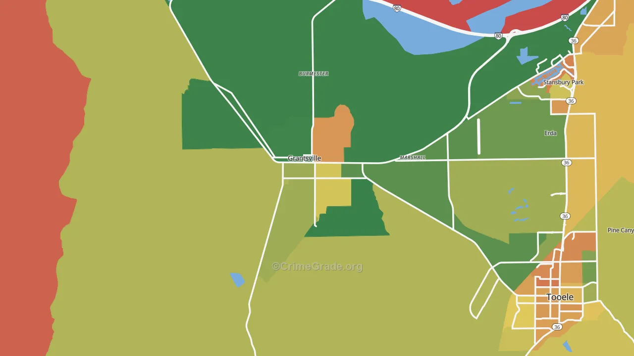 84029, UT Map of Theft Rates