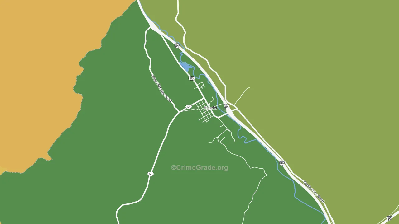 84033, UT Map of Theft Rates