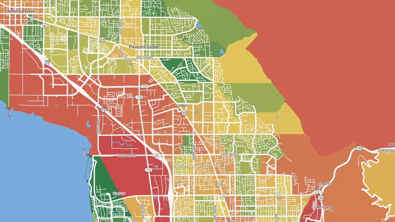 84042, UT Map of Theft Rates
