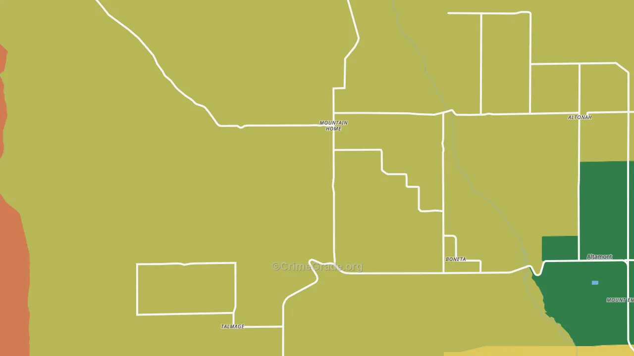 84051, UT Map of Theft Rates