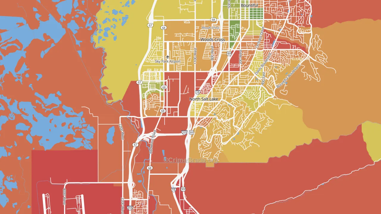 84054, UT Map of Theft Rates