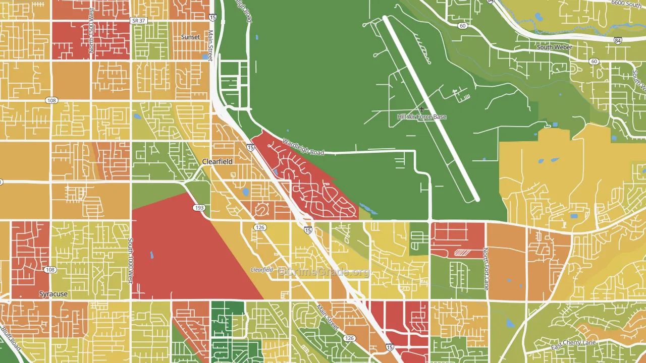 84056, UT Map of Theft Rates
