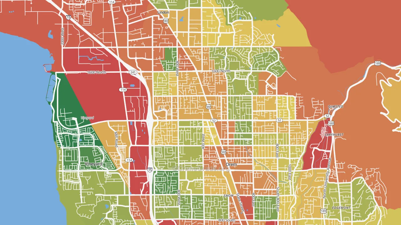 84057, UT Map of Theft Rates