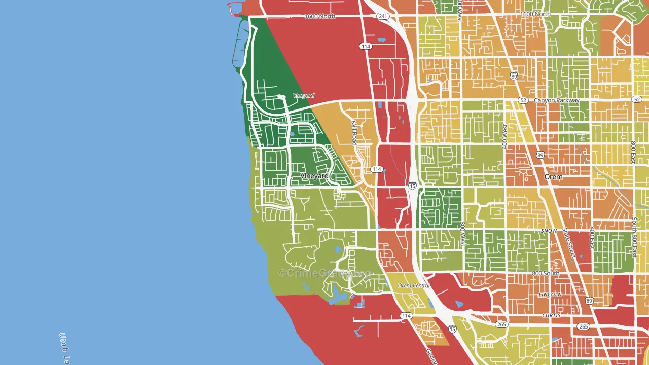 84059, UT Map of Theft Rates