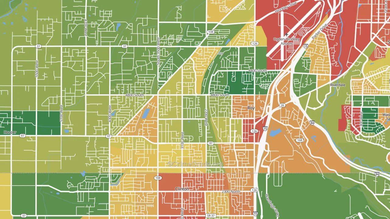 84067, UT Map of Theft Rates