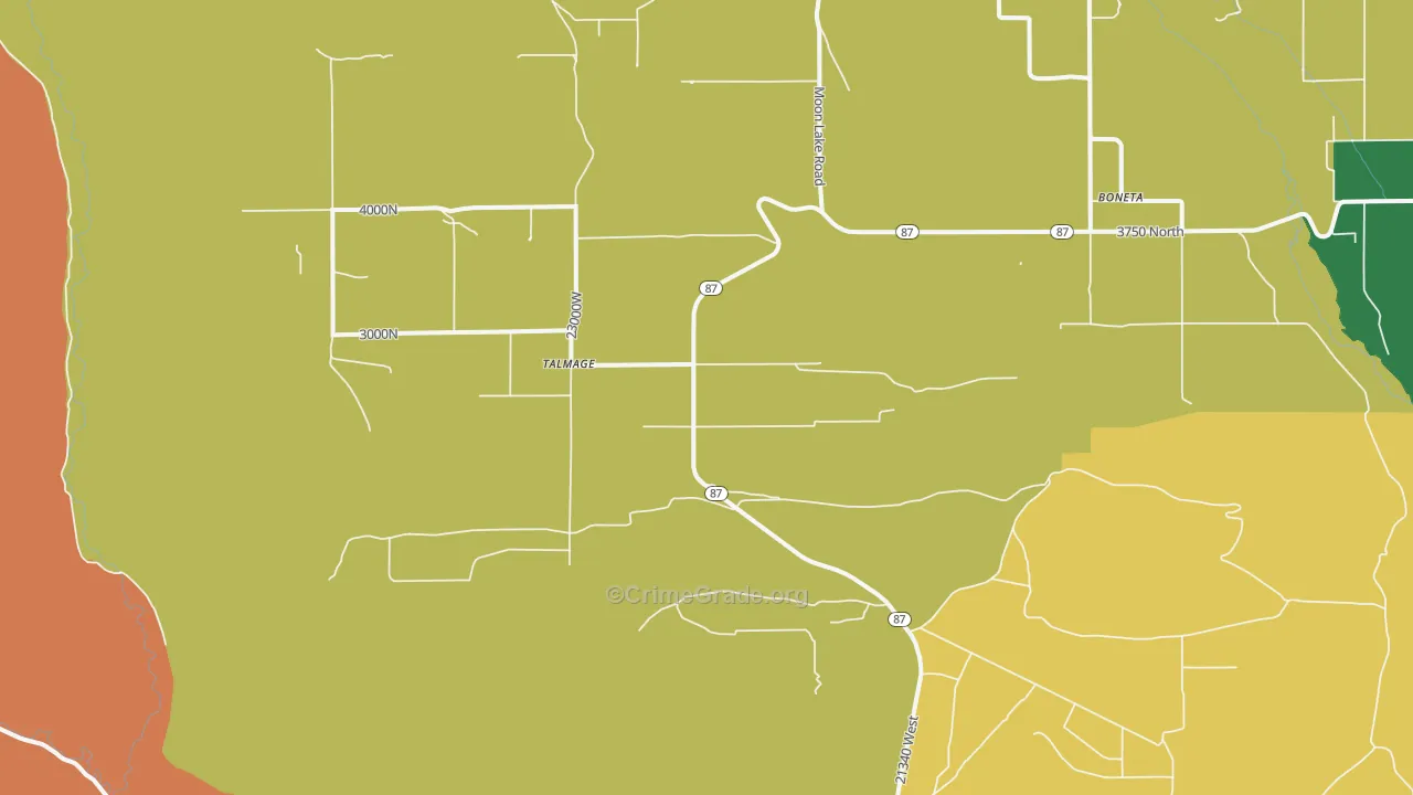 84073, UT Map of Theft Rates