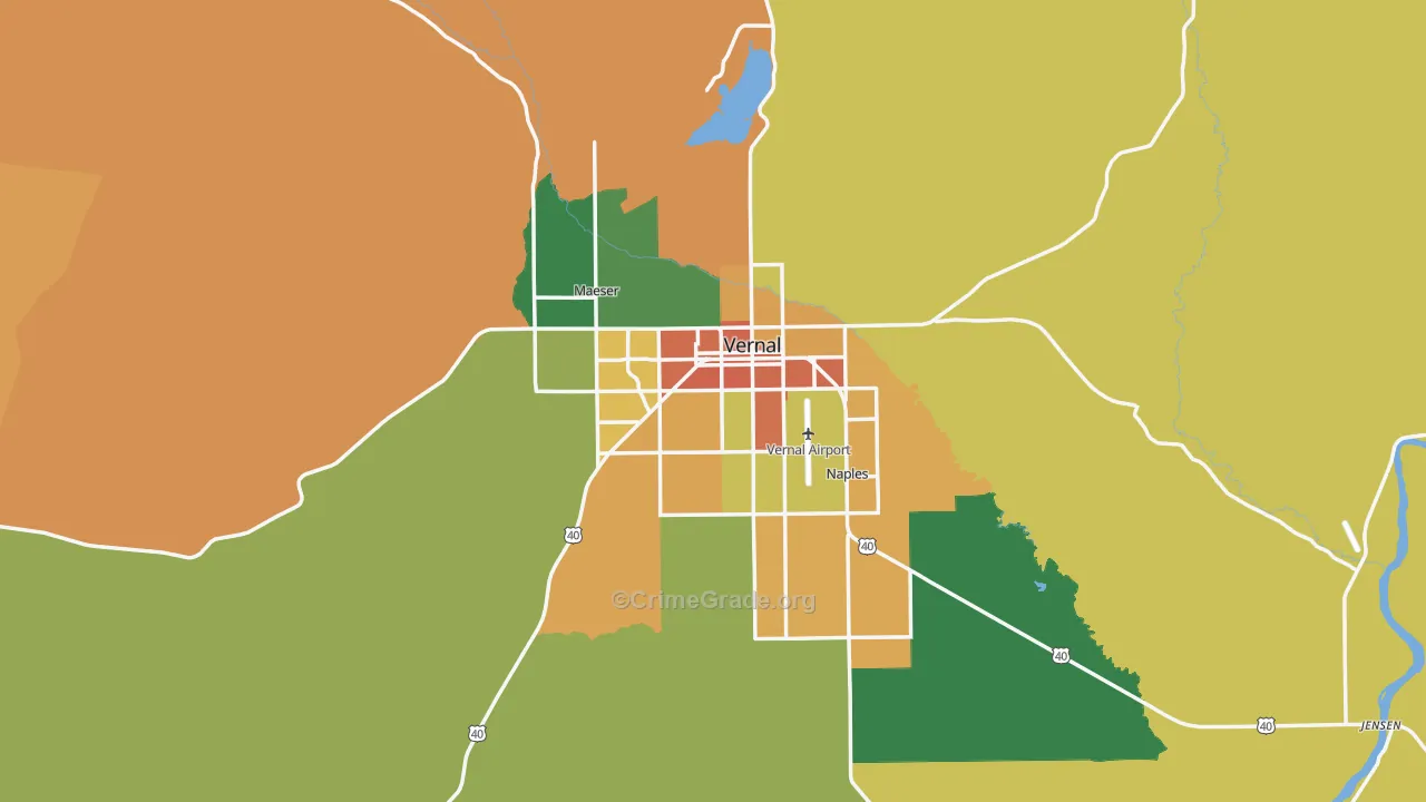 84078, UT Map of Theft Rates