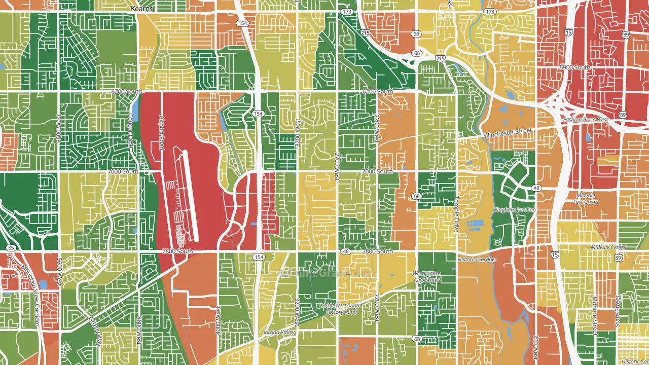 84084, UT Map of Theft Rates