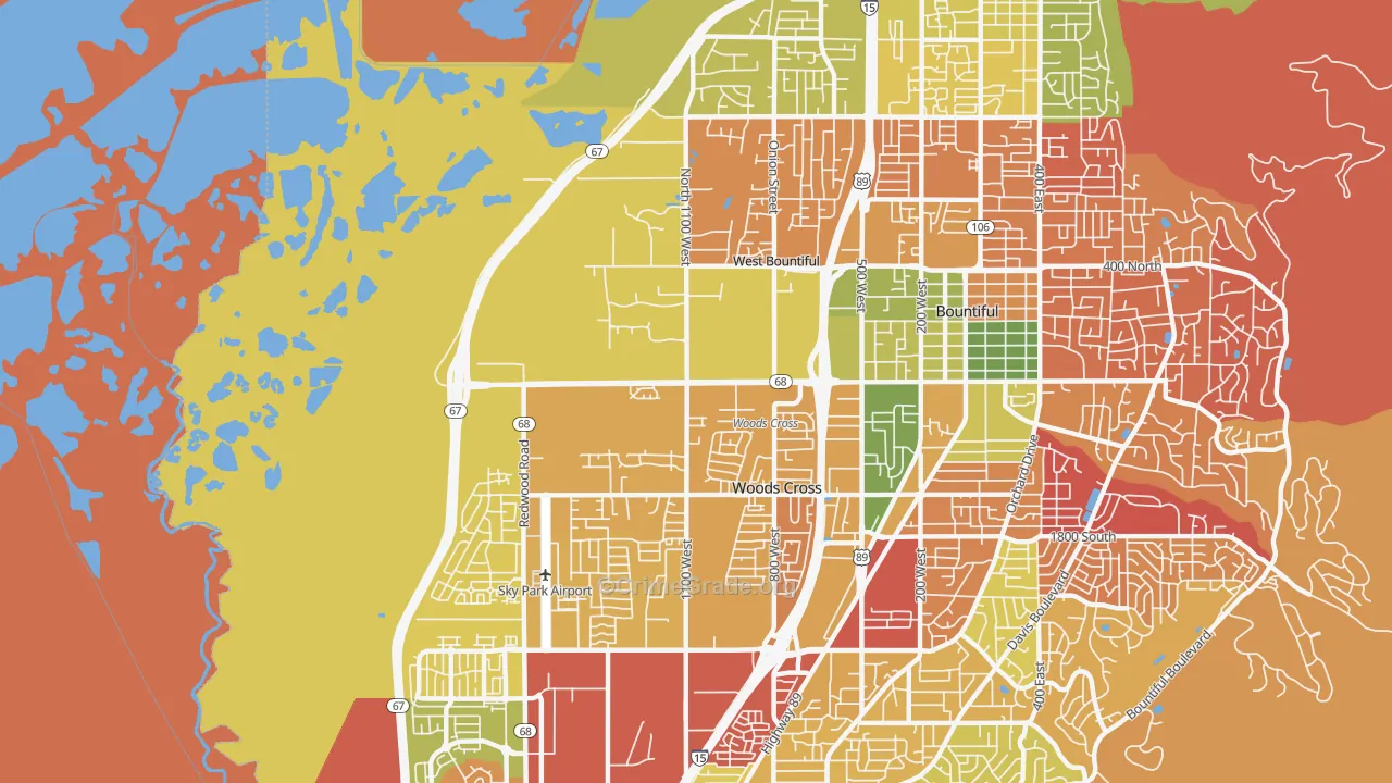 84087, UT Map of Theft Rates