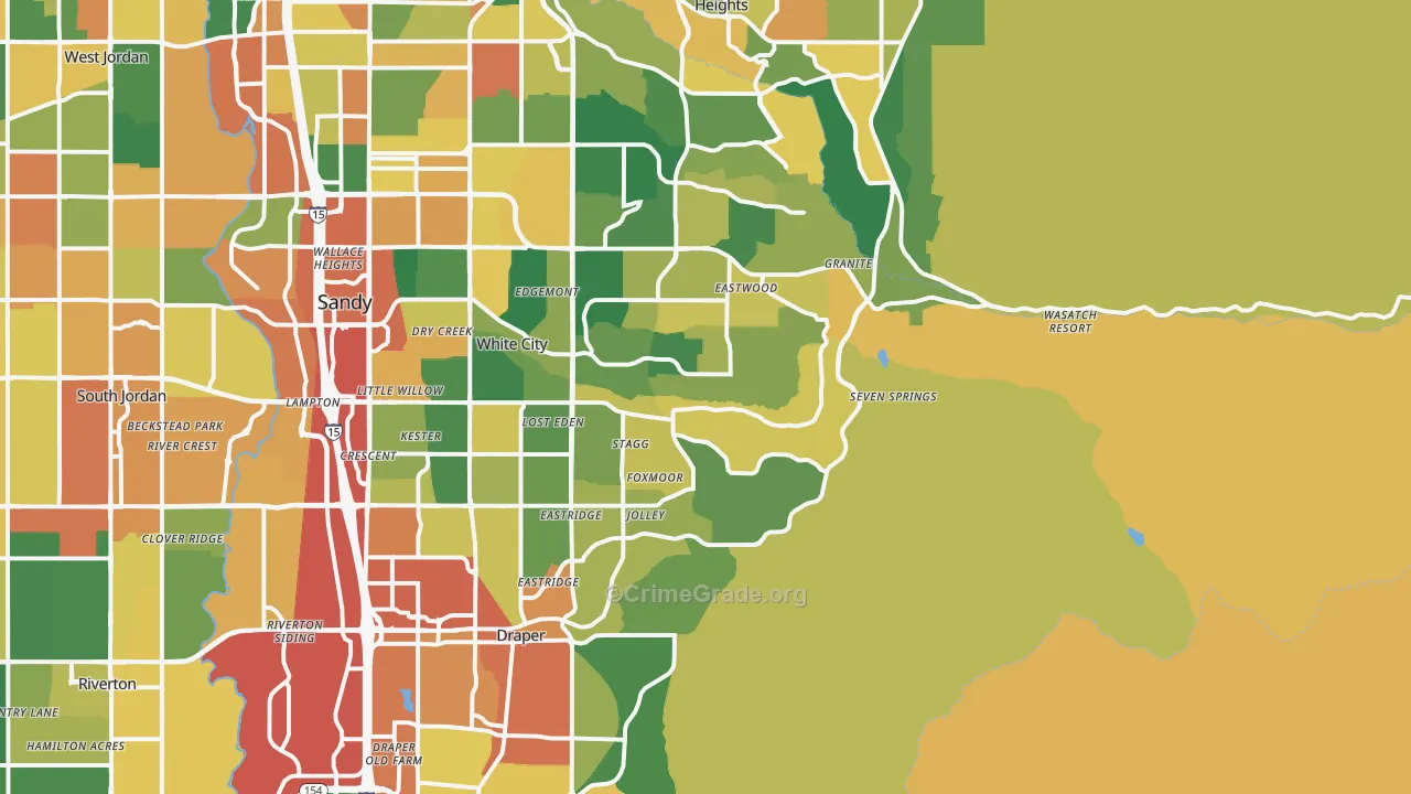 84092, UT Map of Theft Rates