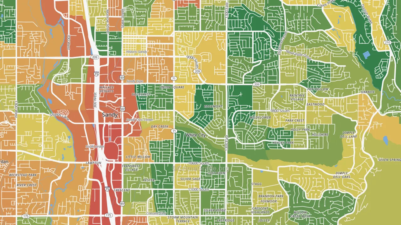 84094, UT Map of Theft Rates