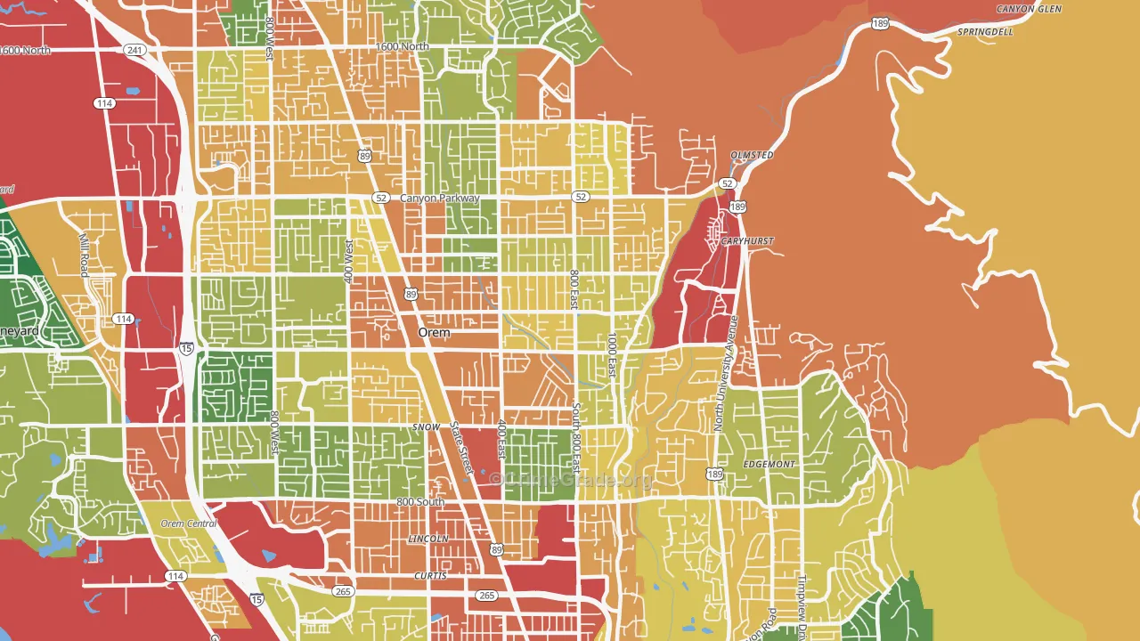84097, UT Map of Theft Rates