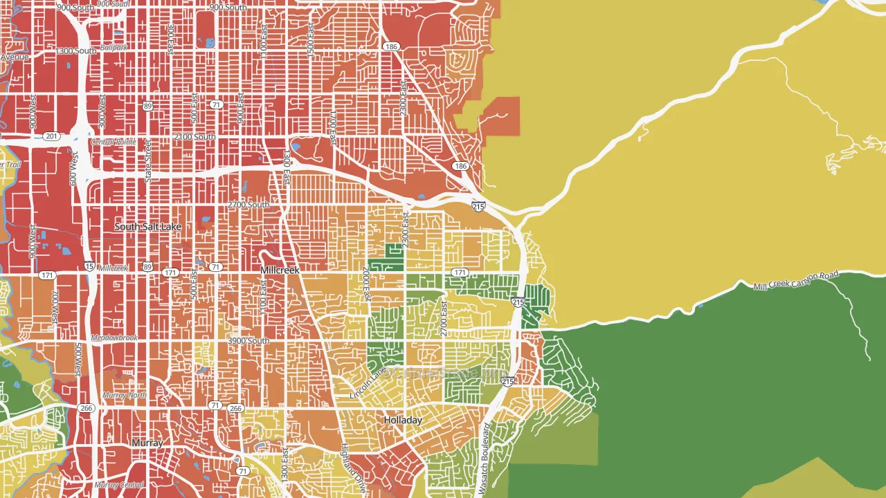 84109, UT Map of Theft Rates