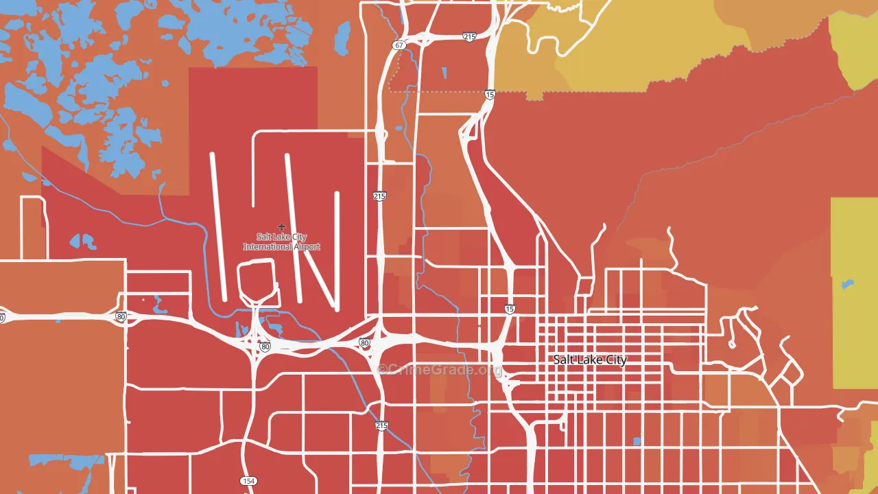 84116, UT Map of Theft Rates