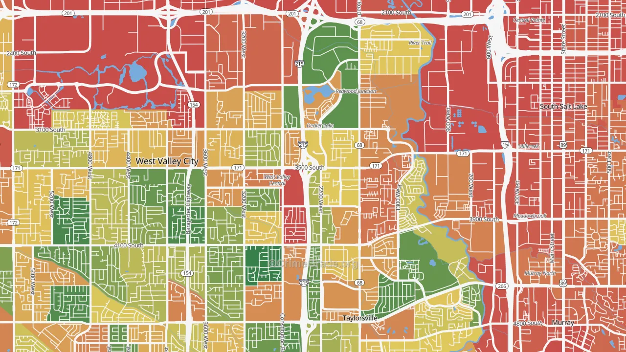 84119, UT Map of Theft Rates