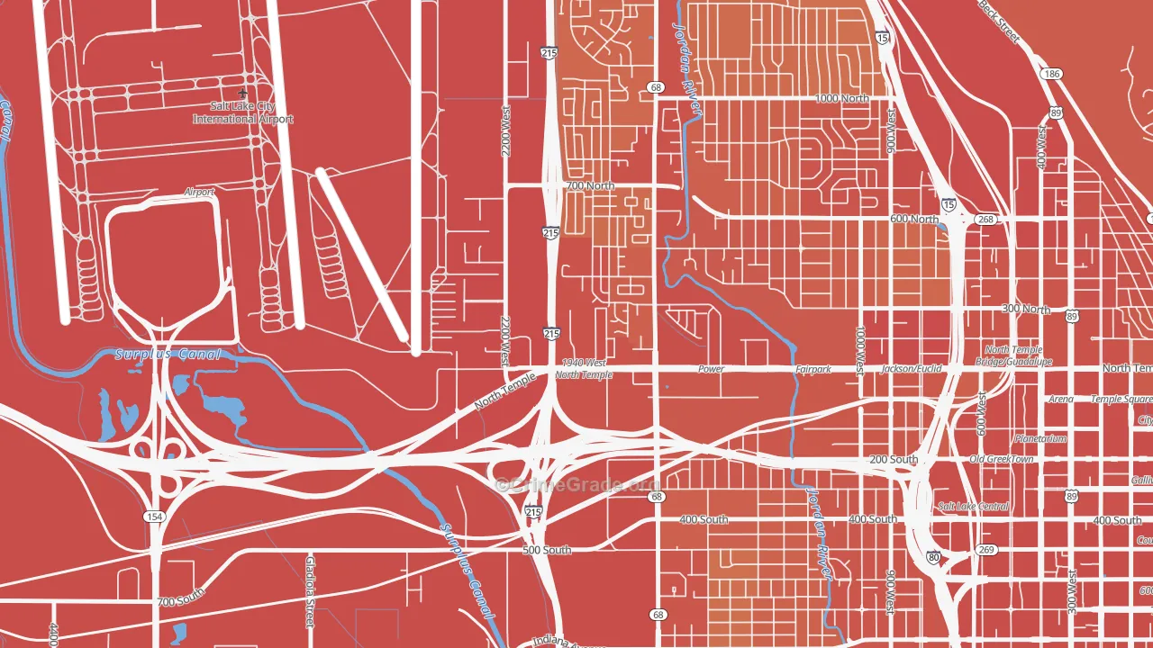 84134, UT Map of Theft Rates