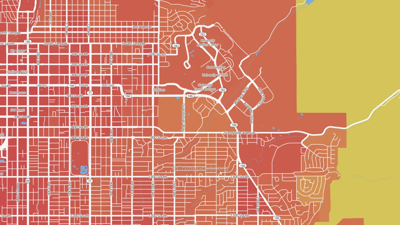 84148, UT Map of Theft Rates