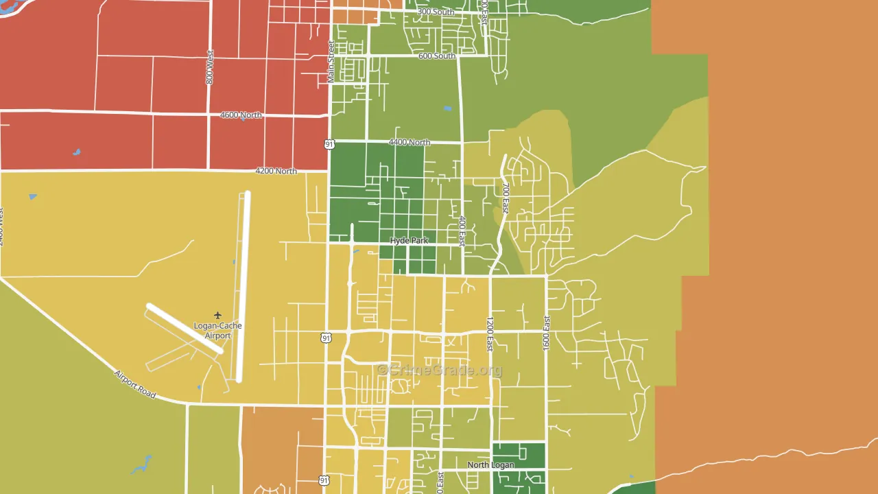 84318, UT Map of Theft Rates