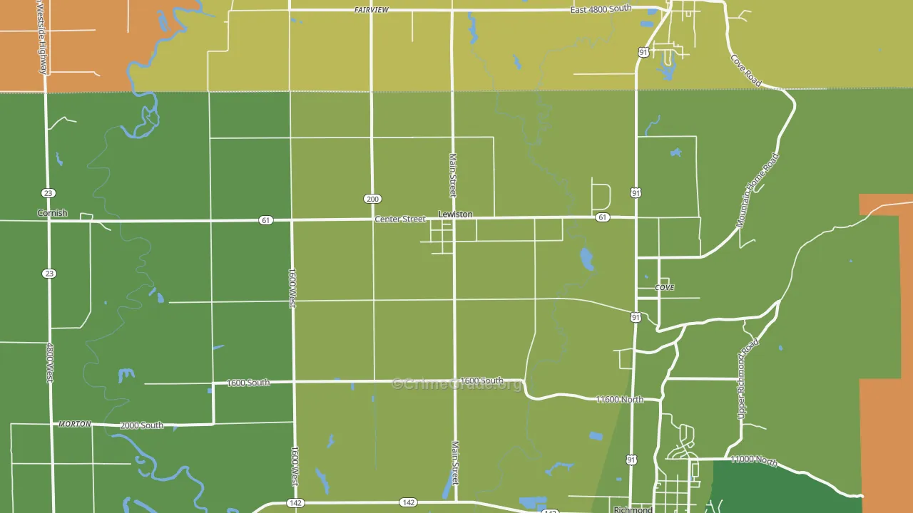84320, UT Map of Theft Rates