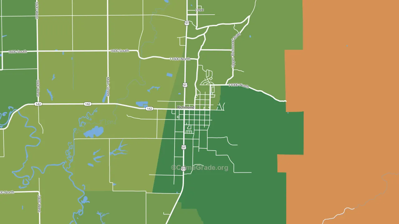 84333, UT Map of Theft Rates