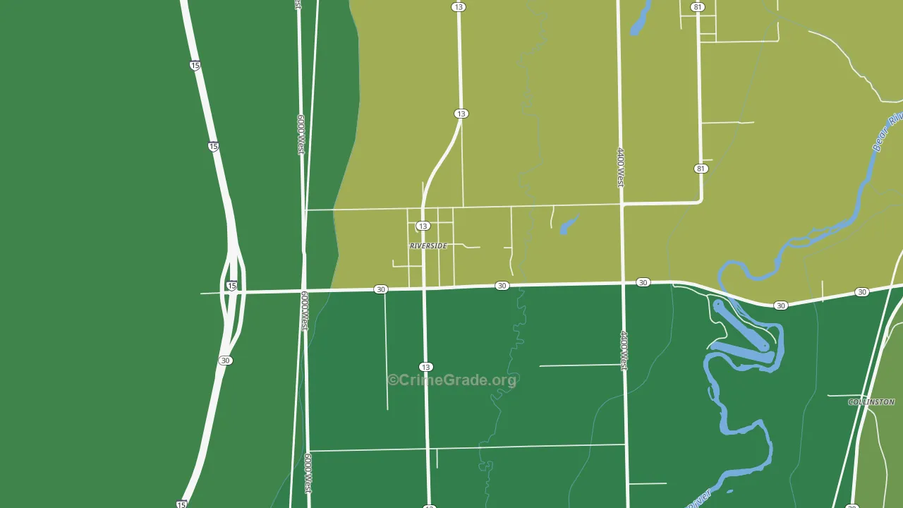 84334, UT Map of Theft Rates