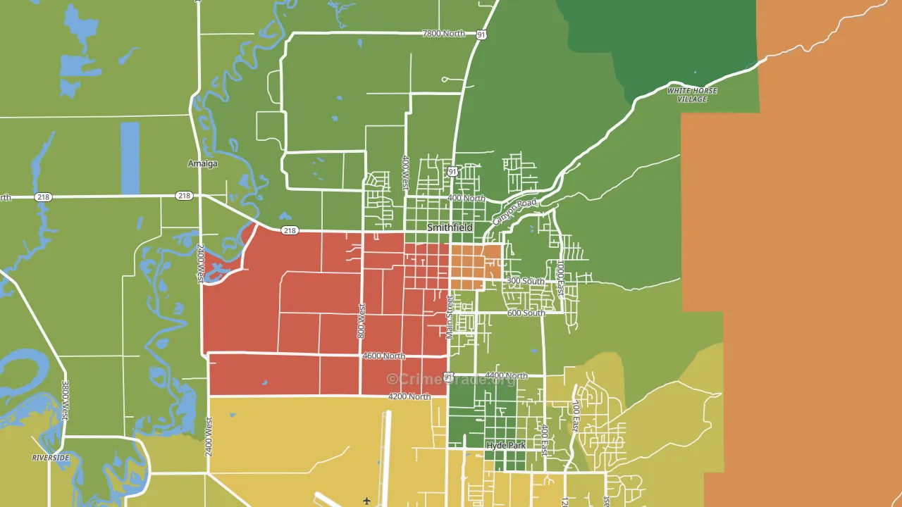 84335, UT Map of Theft Rates