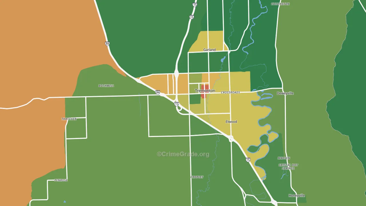 84337, UT Map of Theft Rates