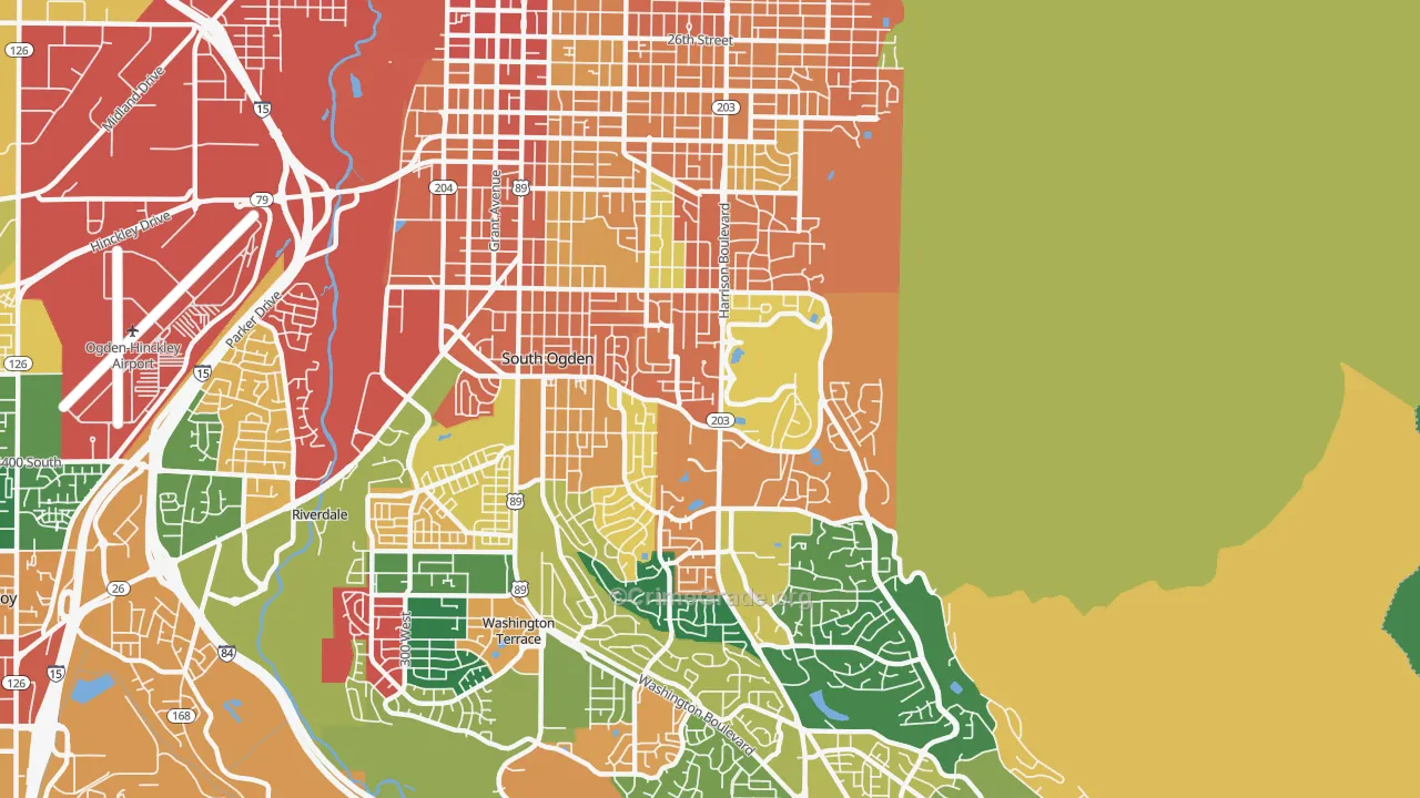 84403, UT Map of Theft Rates