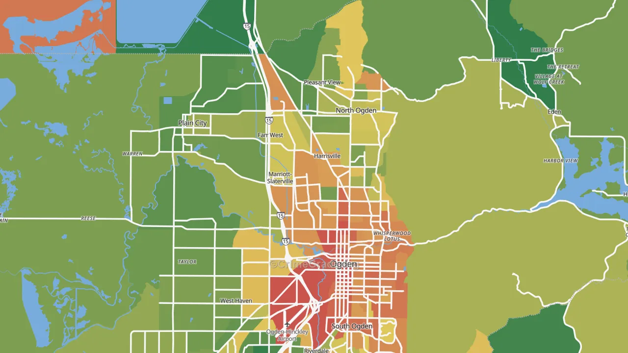 84404, UT Map of Theft Rates