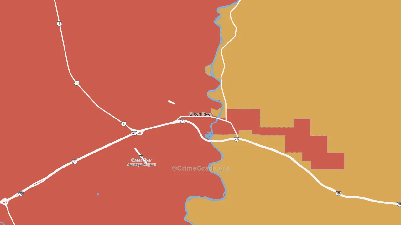 84525, UT Map of Theft Rates