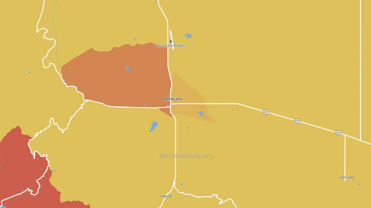 84535, UT Map of Theft Rates
