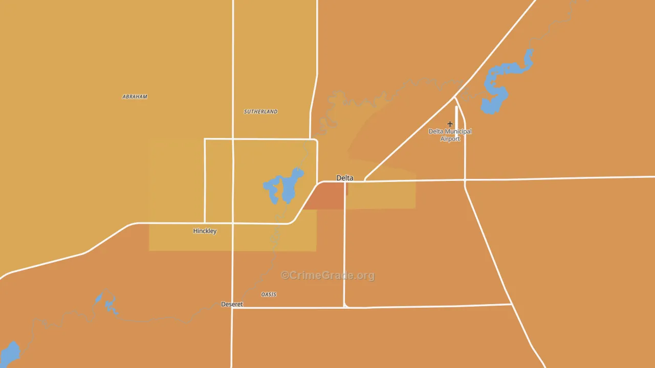 84624, UT Map of Theft Rates