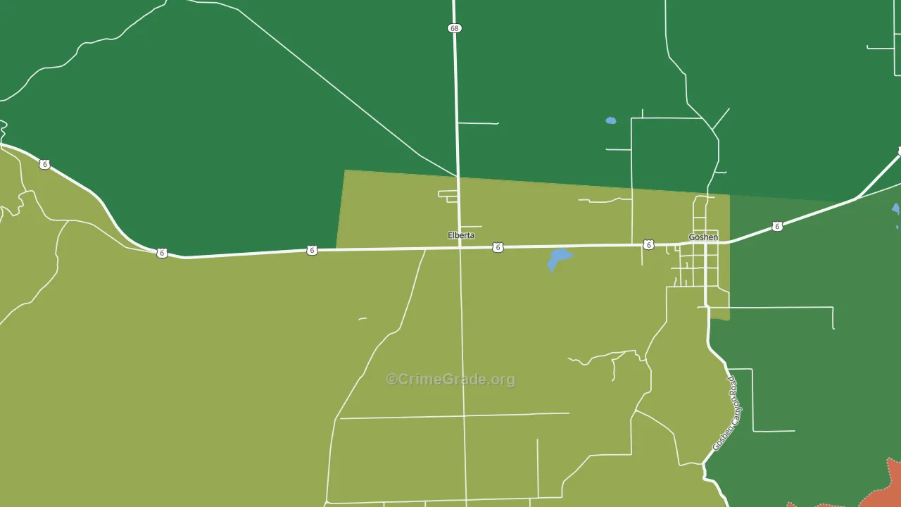 84626, UT Map of Theft Rates