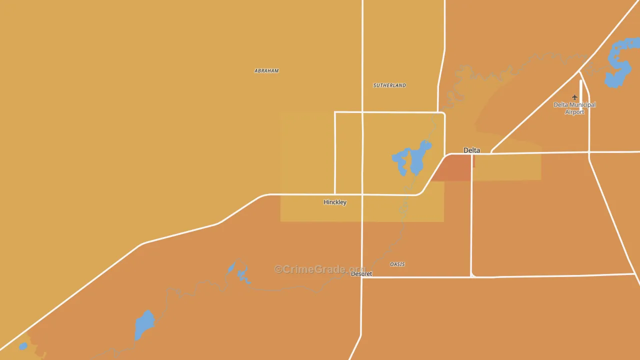 84635, UT Map of Theft Rates
