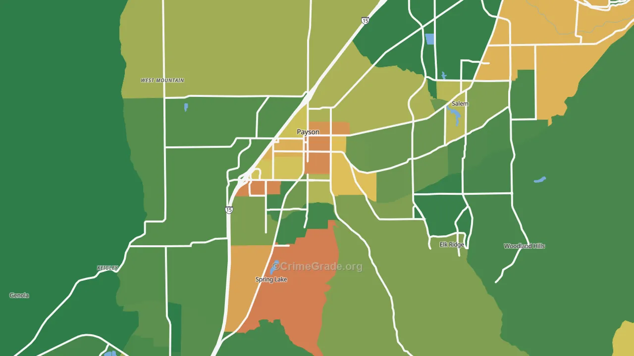 84651, UT Map of Theft Rates