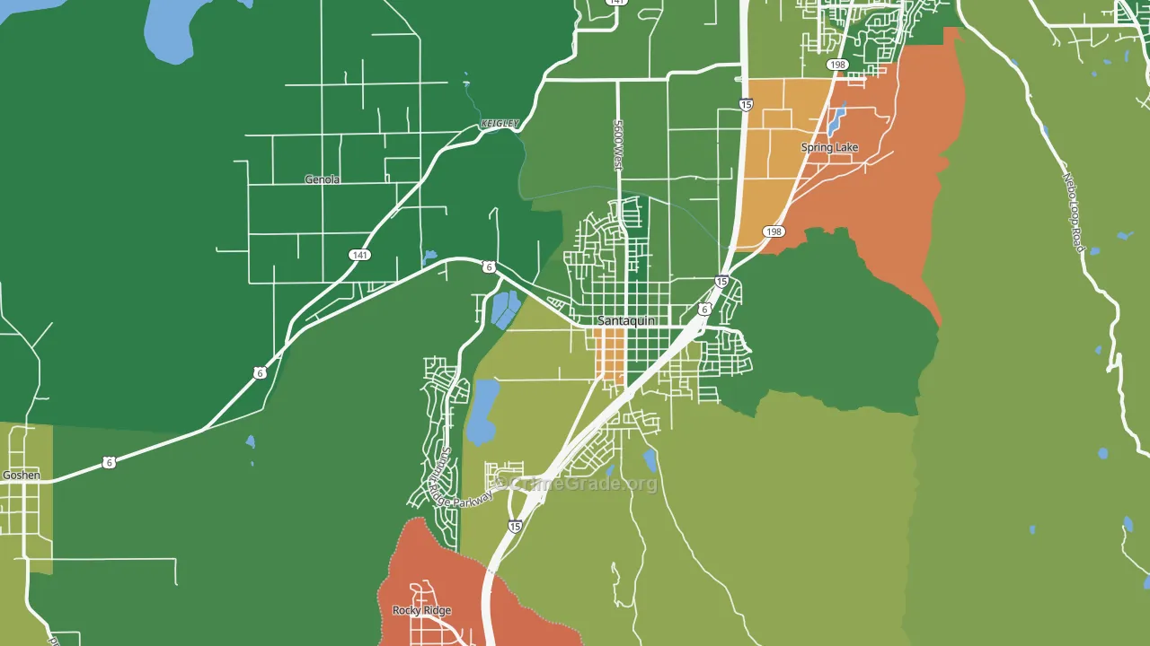 84655, UT Map of Theft Rates