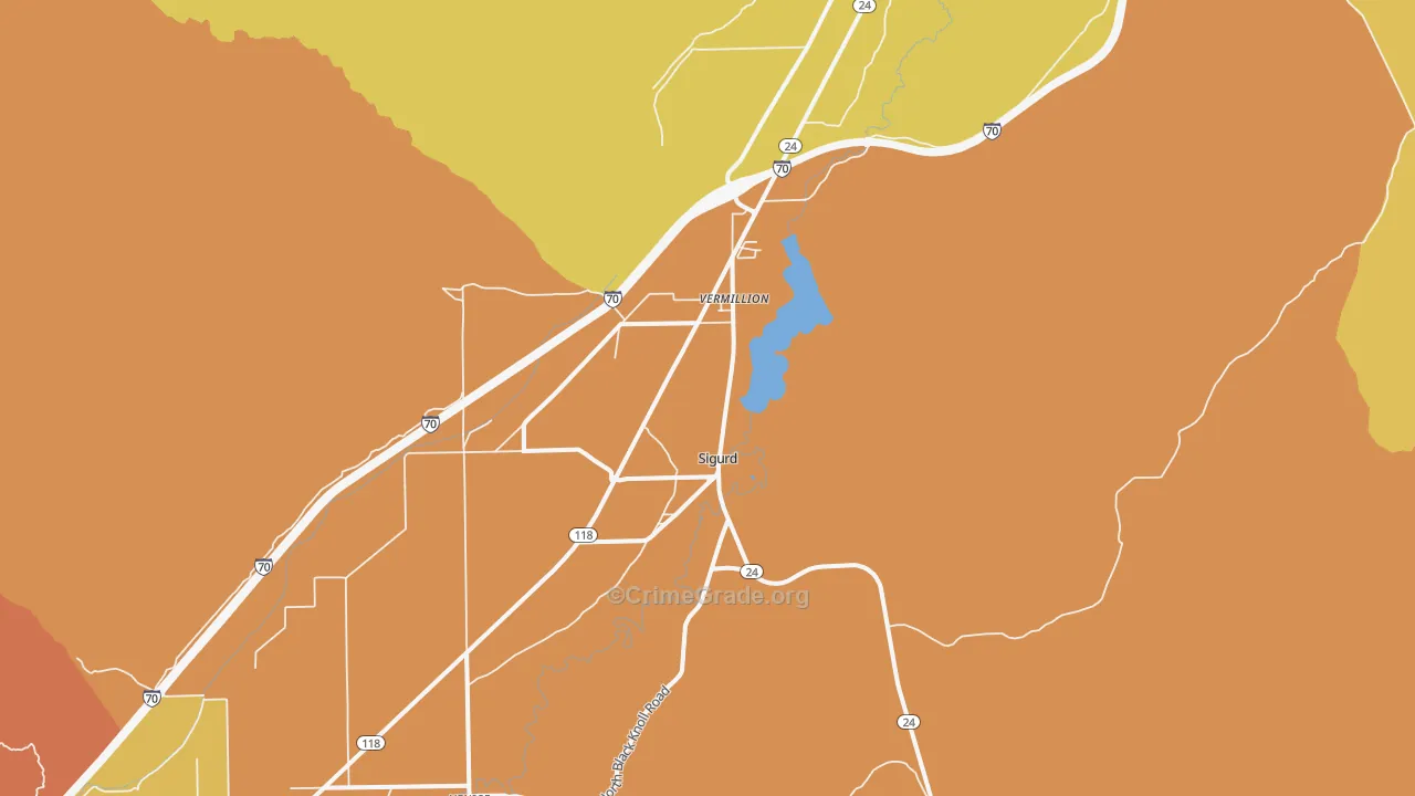 84657, UT Map of Theft Rates